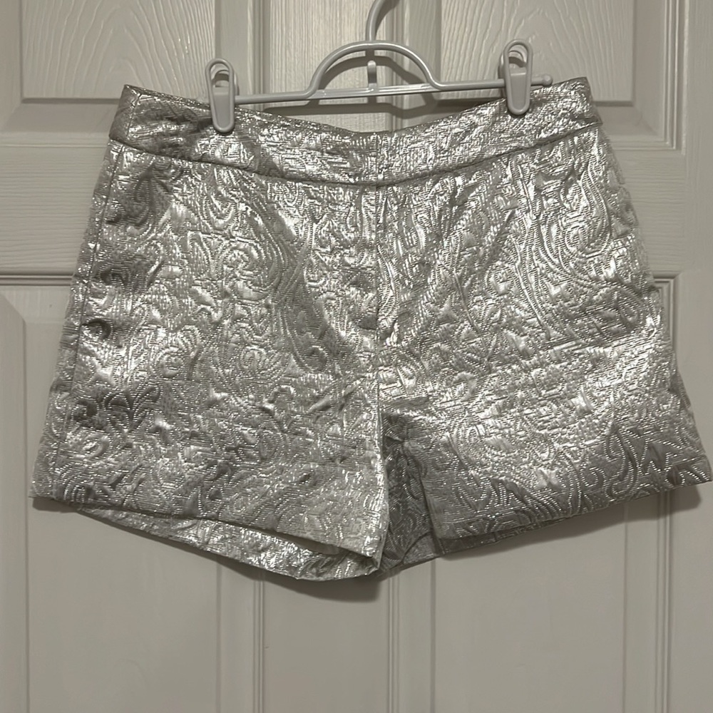 One Market Silver paisley print short Size M